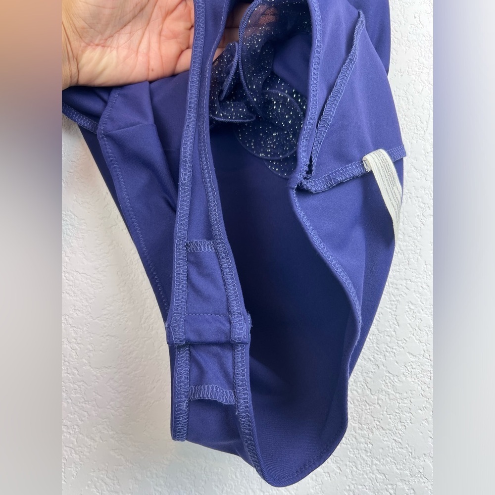 Free People Haute Streak Bodysuit in Blue size Large - Picture 8 of 9